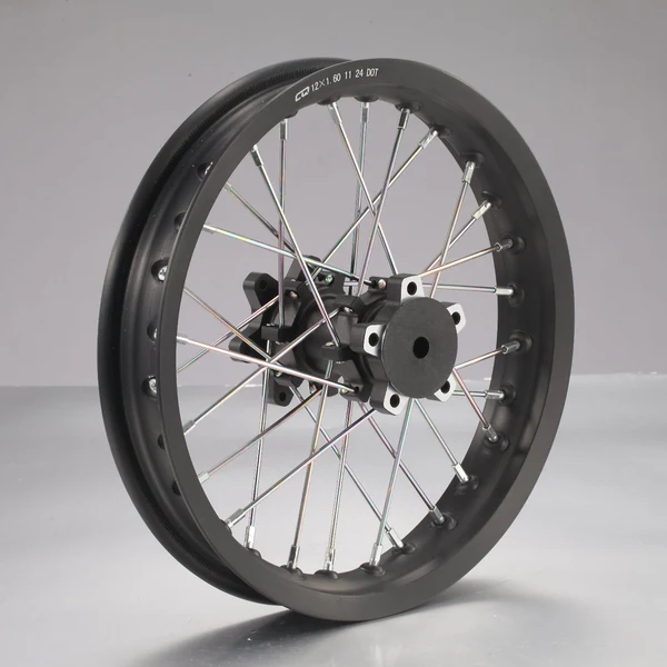 SHE7930 - Rear Wheel Rim Assembly+ rim stripe+Rear wheel axel bush*2 - MINI/MINI R